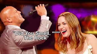 Dwayne Johnson and Emily Blunt Savage Moments #4