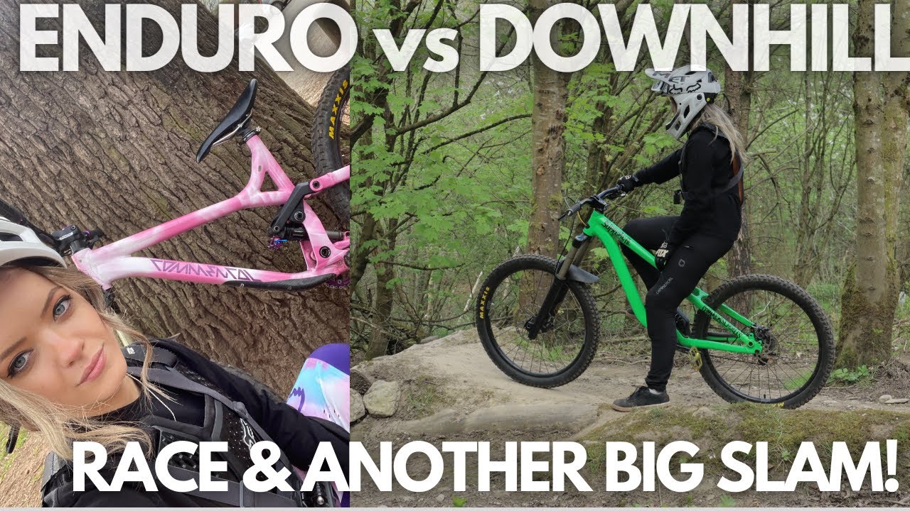 Downhill bike VS Enduro THIS DID NOT GO WELL! YouTube