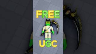 ROBLOX UGC FOR FREE (🗡️Countess of the Golden Wing Scythe)🤑😱 #roblox #shorts #robloxshorts