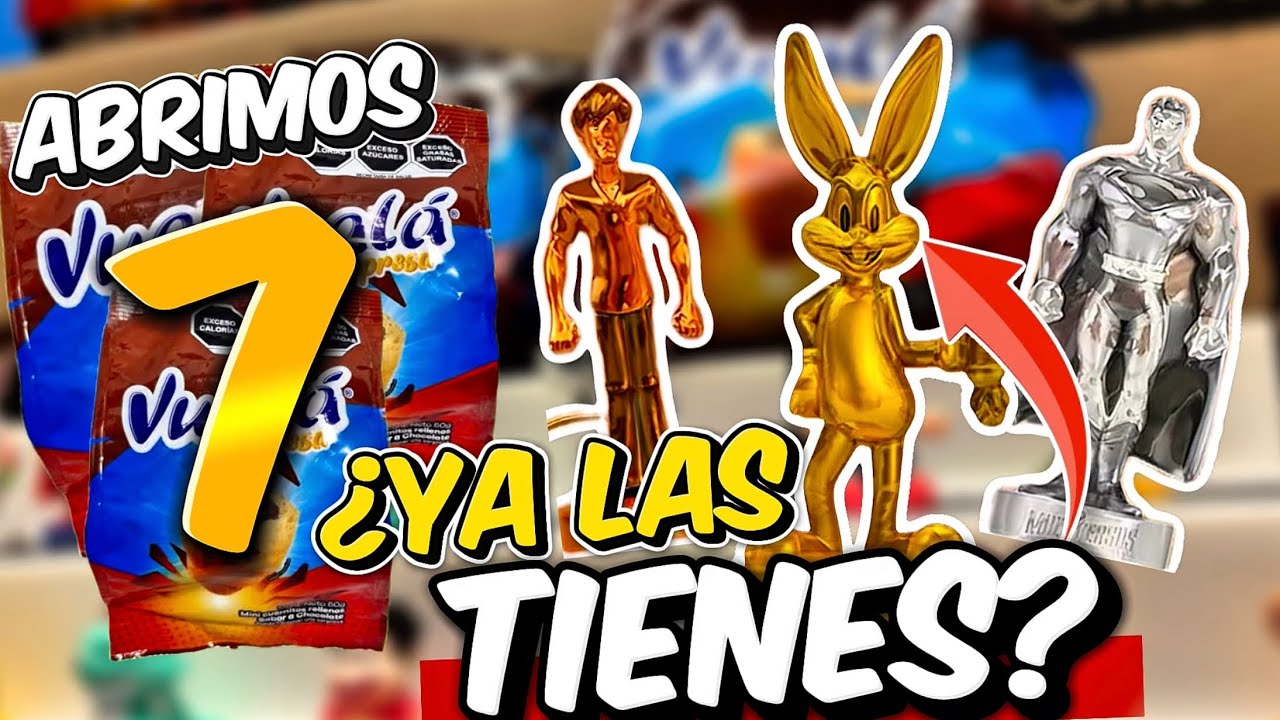 ¡ABRIMOS 7 VUALÁ SORPRESA para ENCONTRAR las FIGURAS METÁLICAS EXCLUSIVAS! ¡NUNCA espere ME SALIERA!