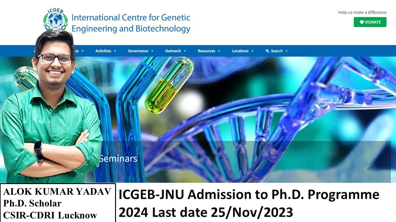 ICGEB JNU Admission To Ph D Programme 2024 Last Date 25 Nov 2023 jnu icgeb-jnu-admission-to-ph-d-programme-2024-last-date-25-nov-2023-jnu
