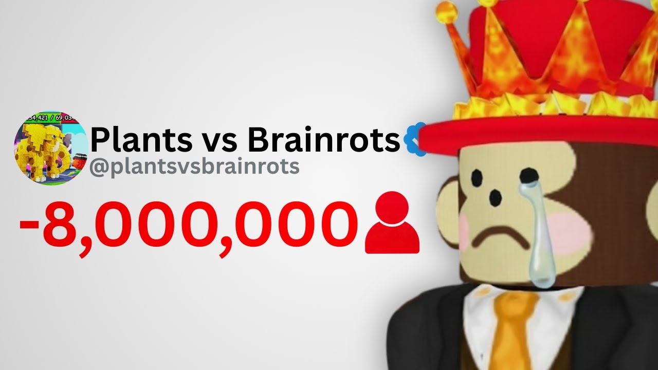 Удовлетворительное падение растений против гниения мозга (Roblox)