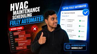 How to automate spring maintenance dispatch for an HVAC company