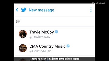 How to direct message on Twitter (Android)  mobile