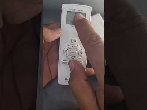 شرح بسيط لريموت تكييف شارب تكييف شارب ريموت