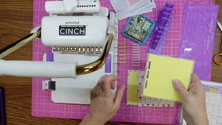 How to use the Universal Cinch by We R Memory. Tutorial on how to use it and the guide sheet.