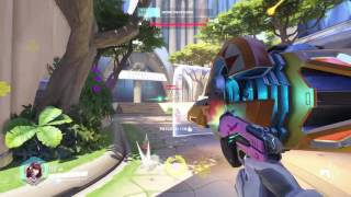 Overwatch: D.va multi kill for the team wipe! Game winning play!