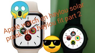 Cheat Haylou fit app part 2.apple watch face on my haylou solar ls05.😱😱😱😱😱😱😱😱😱😱😱😱. screenshot 2