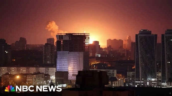 Kyiv Comes Under Russian Bombardment From Ballistic And Cruise Missiles