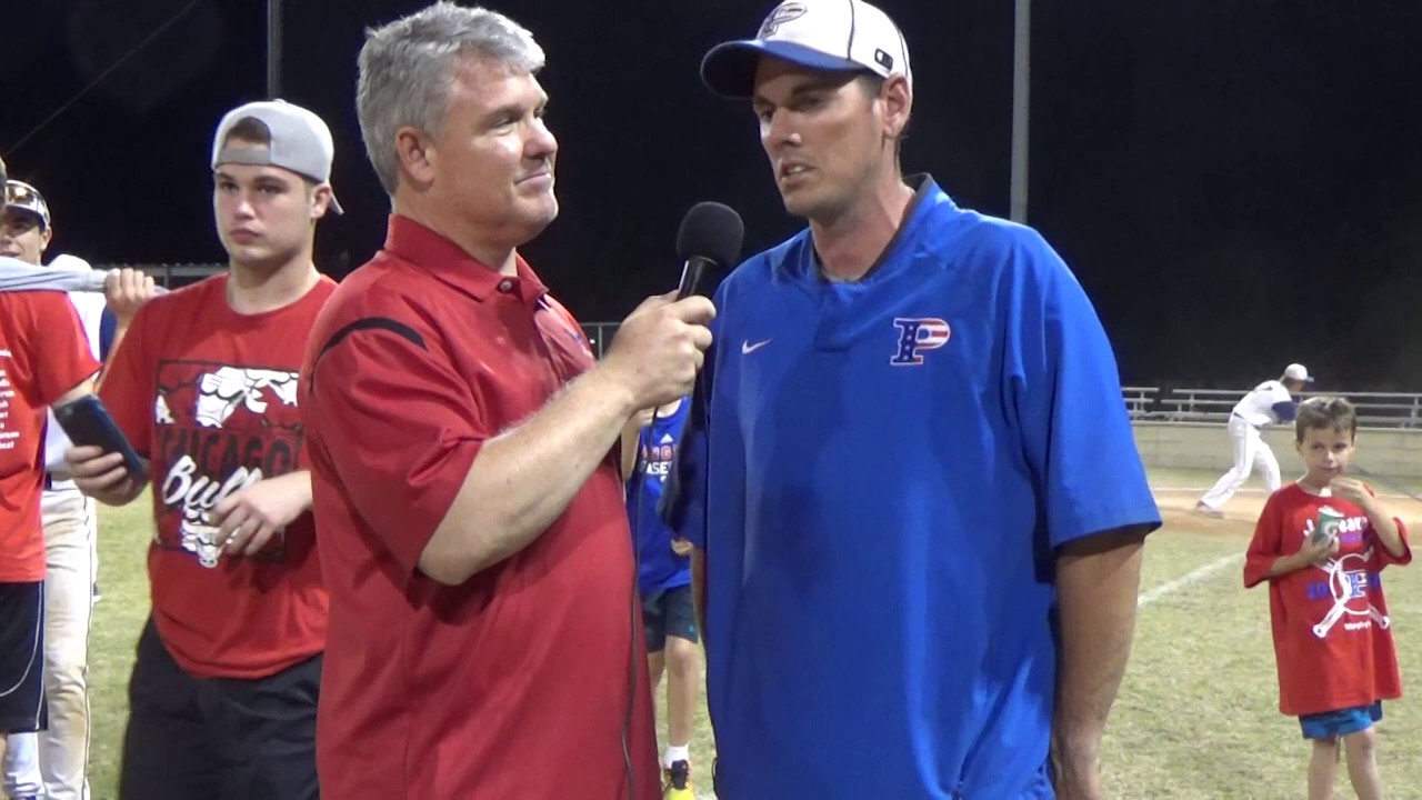 JJ Pearce Head Baseball Coach Trent Starnes 5 6 2017 YouTube