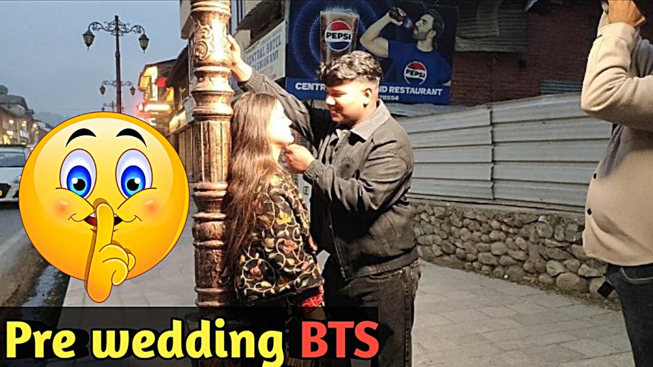 Pre Wedding Shoot ke BTS 😍 Pahalgam Vlog Kashmir Trip Day 5 Ak47couple #prewedding  #btsvlog