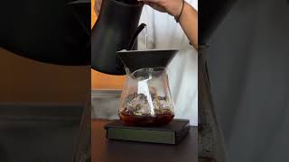 Ice pour over coffe 😎 #aesthetic #coffeelatteart #latteart #espressolover #viral #coffee