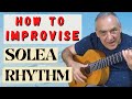 Solea compas -  Rhythm variations. Flamenco guitar lesson