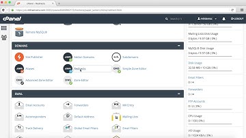 cPanel - Setup a redirect