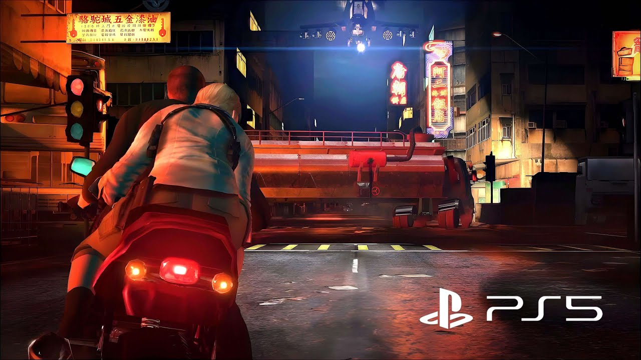 Resident Evil 6 Remastered - Motorcycle Chase Gameplay 4K60