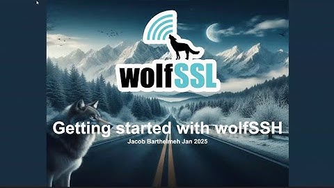 Getting Started with wolfSSH in 2025