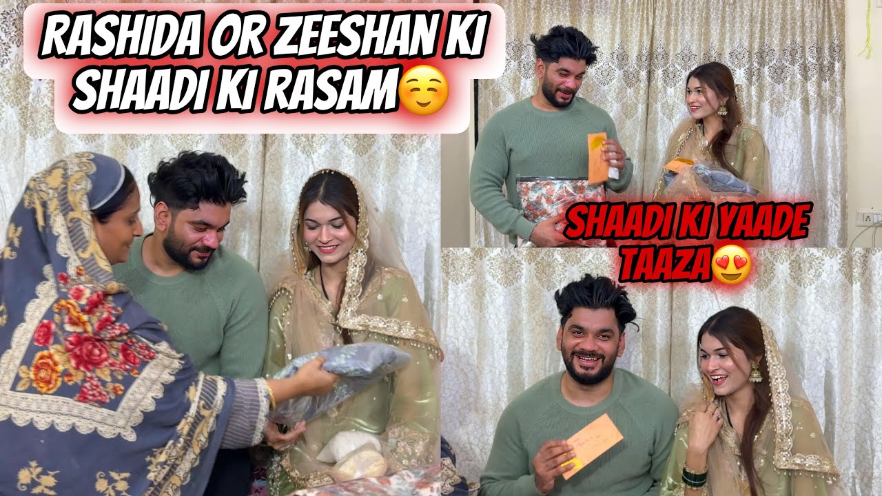 Rashida Or Zeeshan Ki Shaadi Ki Rasam 6 Month Baad 😍| Lonavala Jane Ki Tayyari | Zeeshan & Abresh