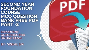 SY BA BSC BCOM FOUDATION COURSE MCQ QUESTION BANK PART 2