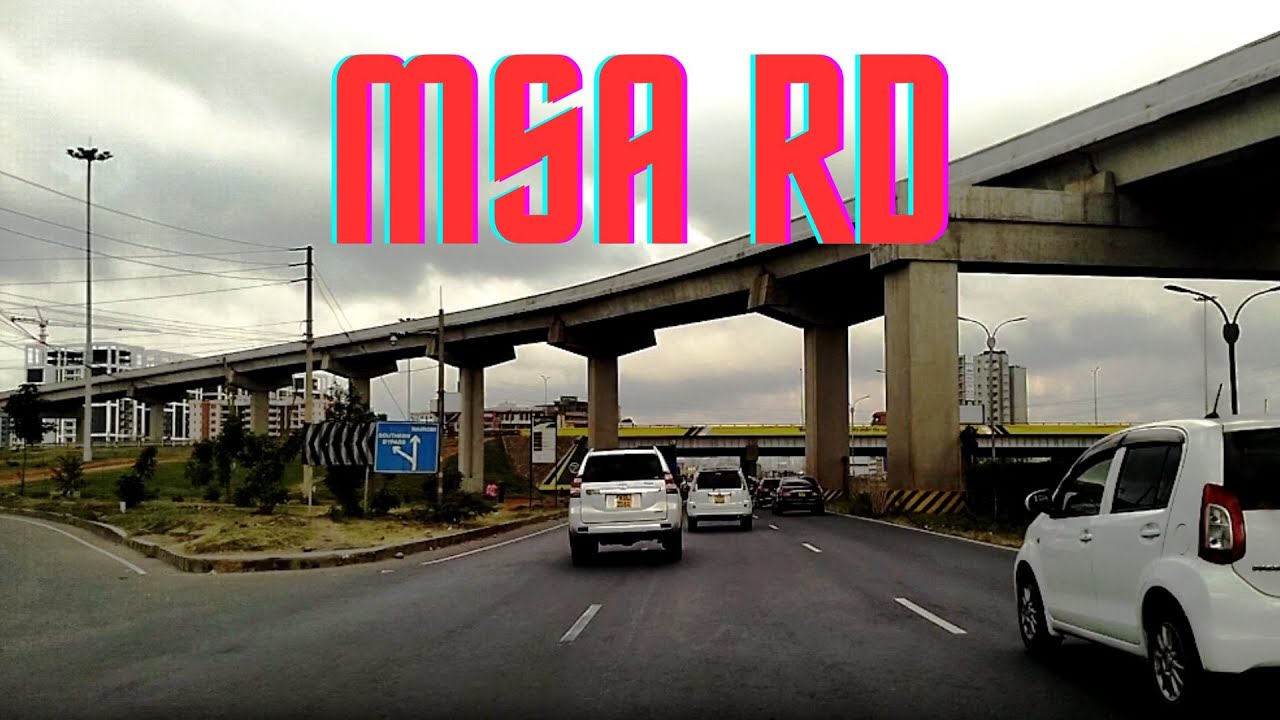 Nairobi City Drive: Mombasa Road from City Cabanas to Upper Hill - Kenyatta National Hospital KNH