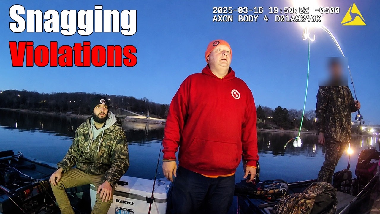 Caught Snagging Paddlefish in a Restricted Area