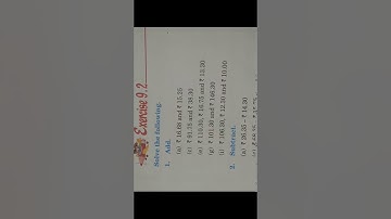 Class 4 Maths Exercise 9.2