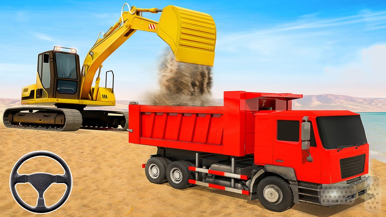 City Construction Simulator Snow Excavating Games - Excavating Construction Sim - Android Gameplay