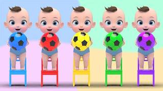 Beautiful Colored Balls  Kids Song School Learning Videos