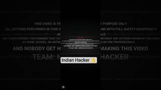 Indian Hacker 👌