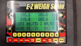 How much does Toyota 2AR engine and transmission gearbox weight and the MR2 spyder corner weights
