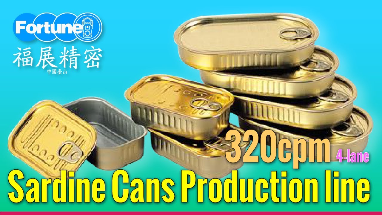 Sardine Cans Production Line sardines machinery howtomake Al