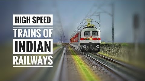 HIGH SPEED PREMIUM TRAINS OF INDIAN RAILWAYS | MSTS Open Rails Indian Railways