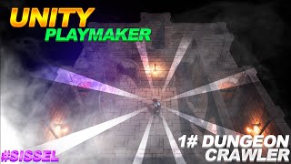 Unity Playmaker tutorial Dungeon Crawler 001