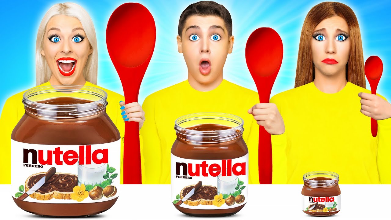 Big, Medium and Small Spoon Challenge by Multi DO Challenge - YouTube