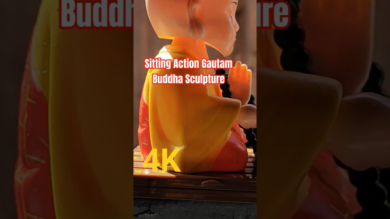Solar powered Action Buddha Sculpture | Amazon ✅