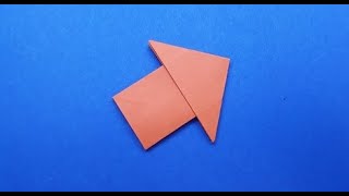 Origami Red Arrow. How to make Arrow with paper. Как сделать указатель Стрелку из бумаги Оригами. by Origami Paper Crafts 112 views 1 year ago 9 minutes, 52 seconds