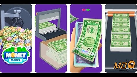 Money Maker 3D - Print Cash  - Gameplay IOS