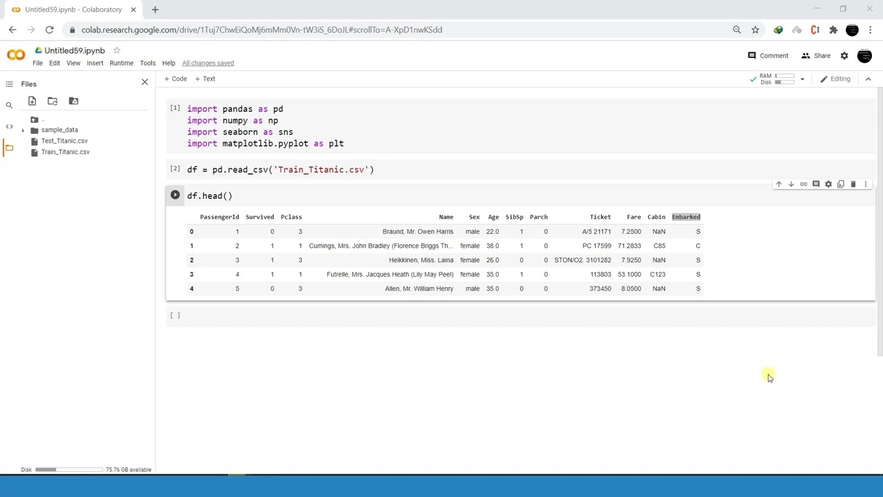 3. Machine Learning - Classification - Logistic Regression