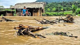 A terrible flood swept away all of Nam's chickens, ducks, and belongings.
