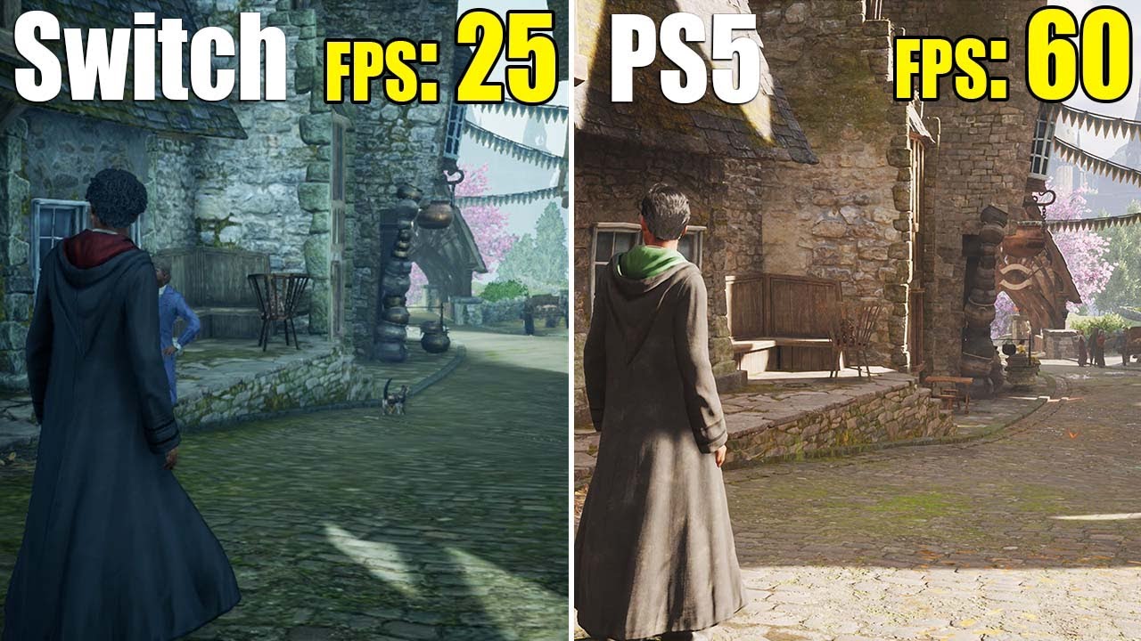 Hogwarts Legacy PS4 vs PS5 performance comparison - Video Games on