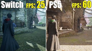 Hogwarts Legacy PS4 vs PS5 Graphics Comparison