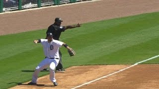 CWS@DET: Castellanos makes the stop, gets forceout