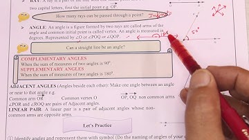 Maths Class 7 Worksheet 6 Lines and Angles