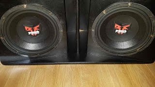 Rockford Fosgate Punch Power DVC 12 inch subwoofers on a Punch 800a2