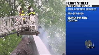 Niles Resource Center still offering services after fire