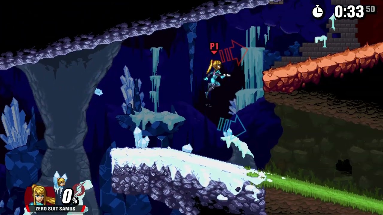 SSF2 1.4 - Race to the Finish (Zero Suit Samus) 