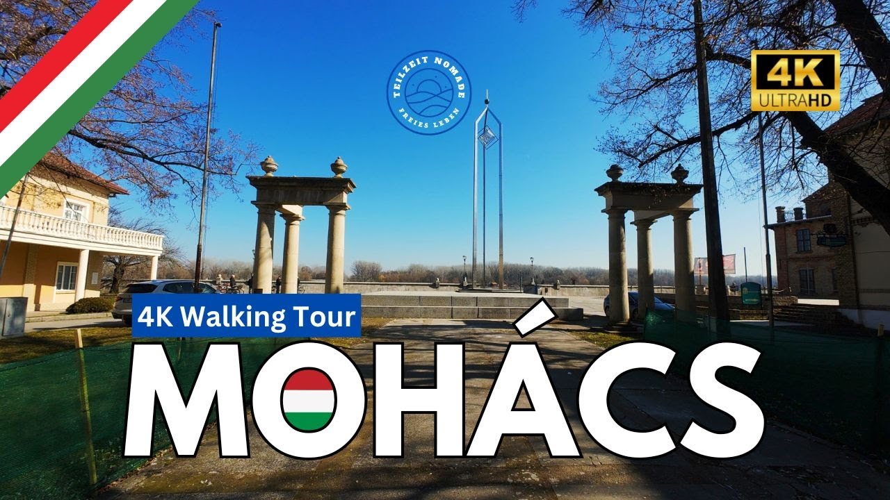 4K Walking Tour Mohács in Ungarn - März 2025