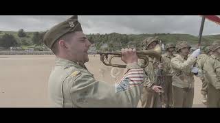 29Th Infantry tribute on Omaha Beach June 6 2021