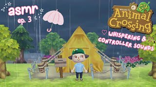 asmr ☔🍃 rainy animal crossing new leaf gameplay ep. 3