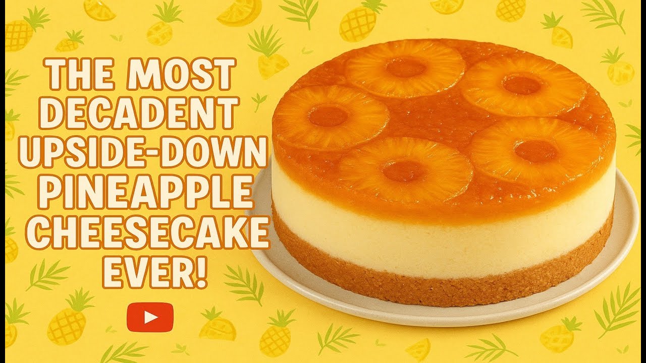 We Created the Most Decadent Upside Down Pineapple Cheesecake Ever!