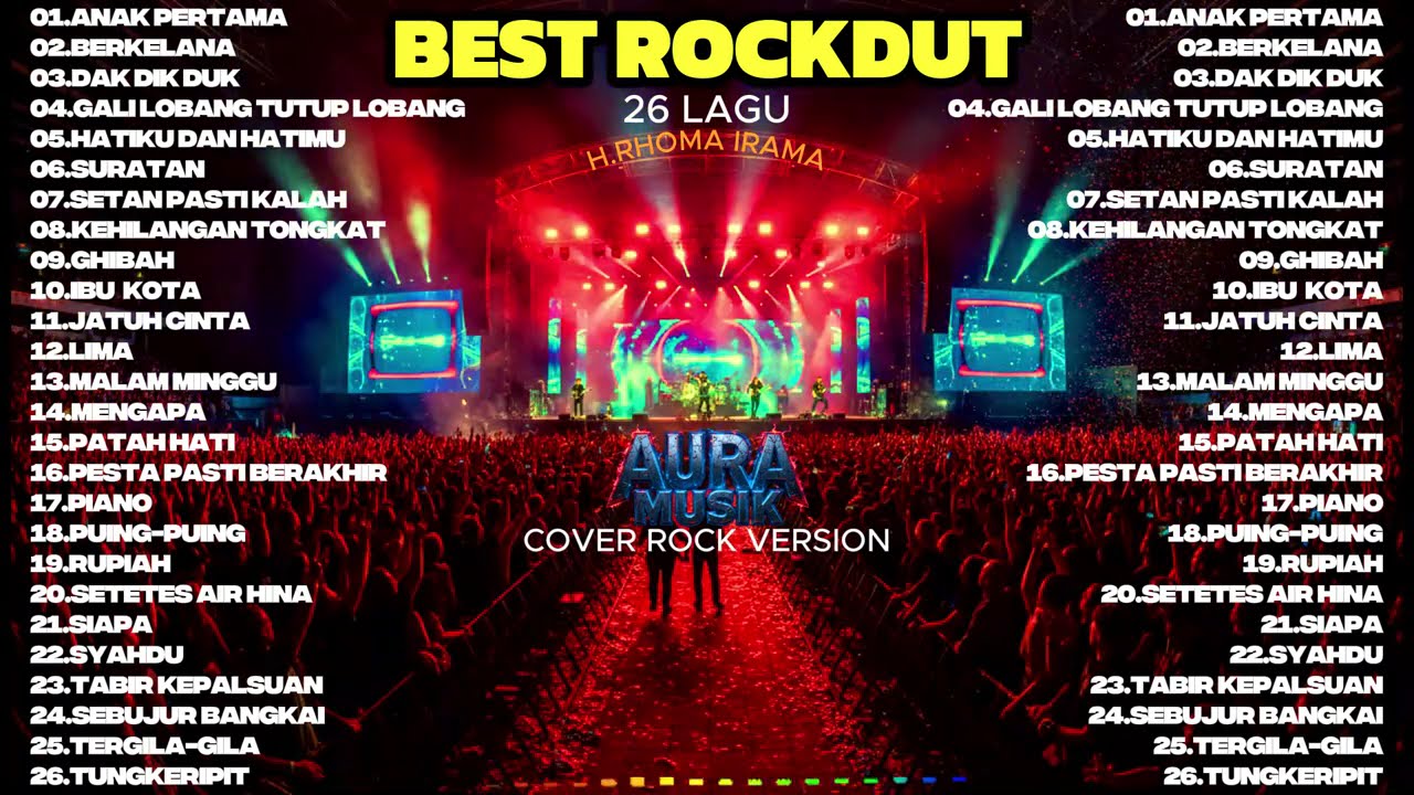 BEST 26 LAGU ROCK DANGDUT TERBARU H RHOMA IRAMA || COVER ROCK VERSION